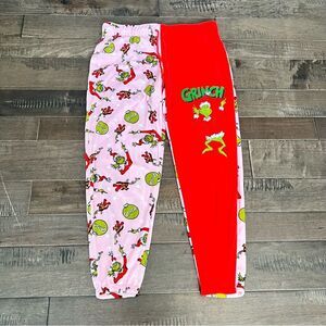 The Grinch Fleece Pajamas Pants Bottoms Christmas Holiday M